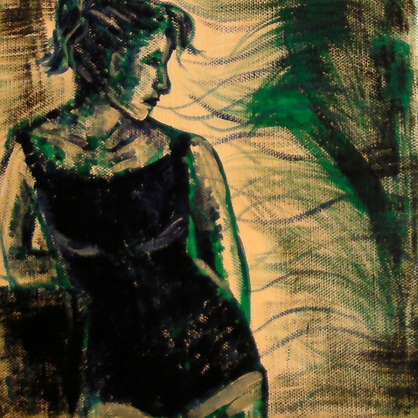 solo swimmer by Louisa Amelia Albani