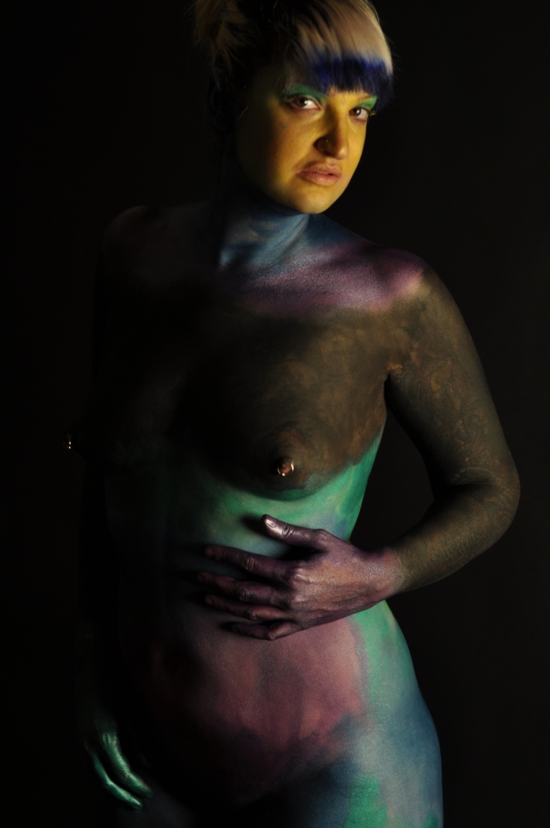 Jill Body Painting by RoByn Thompson