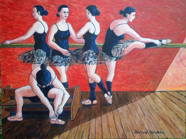 Ballet lesson by Richard Waldron