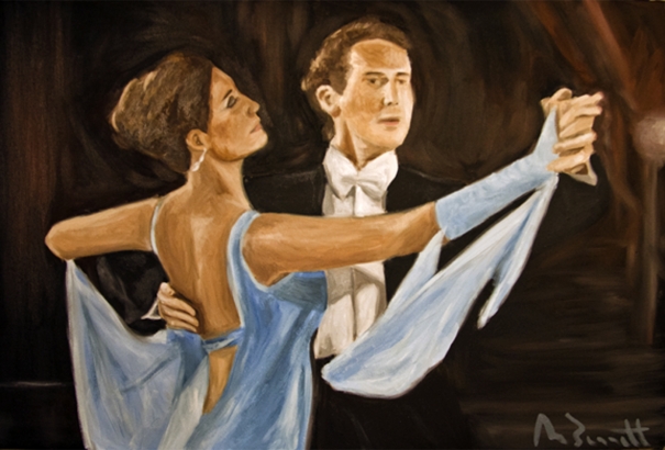 Ballroom dancers by Mark Bennett