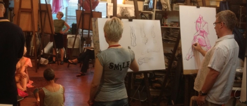 Hard at work