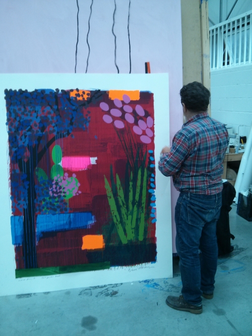Signing Monoprints