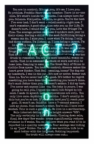 The Unbearable Paranoia of Being (fact fiction) - limited edition print