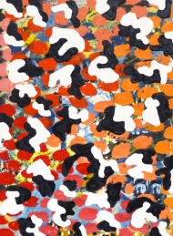 Distortion with Orange and Faces