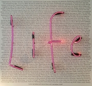 It's Complicated (pink version) - original neon art