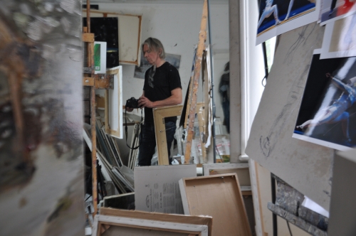 Working at the Studio in West London