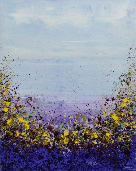 Purple Garden by Lisa Carney