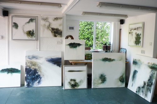 Choosing work in the studio