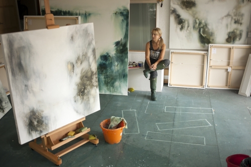 In the studio