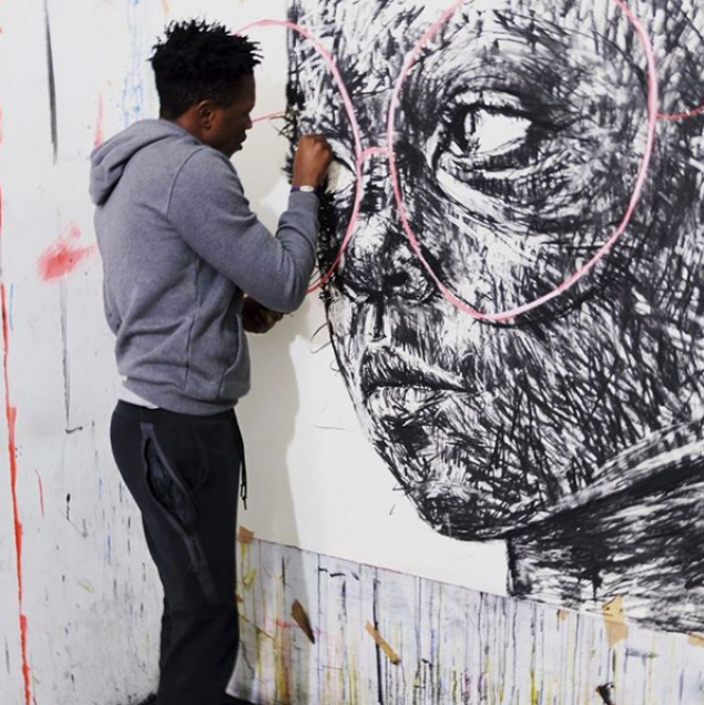 Charcoal and Child's Play with Nelson Makamo