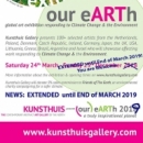 "Our eARTh 2018/2019" - Global Art Exhibition responding to Climate Change & Environment