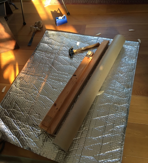 This artwork is being shipped to Borneo in Malaysia