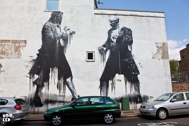 Conor Harrington, Baroque The Streets Mural in East Dulwich