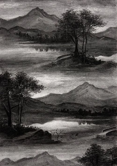 Foothills At Dusk by Neil Raitt