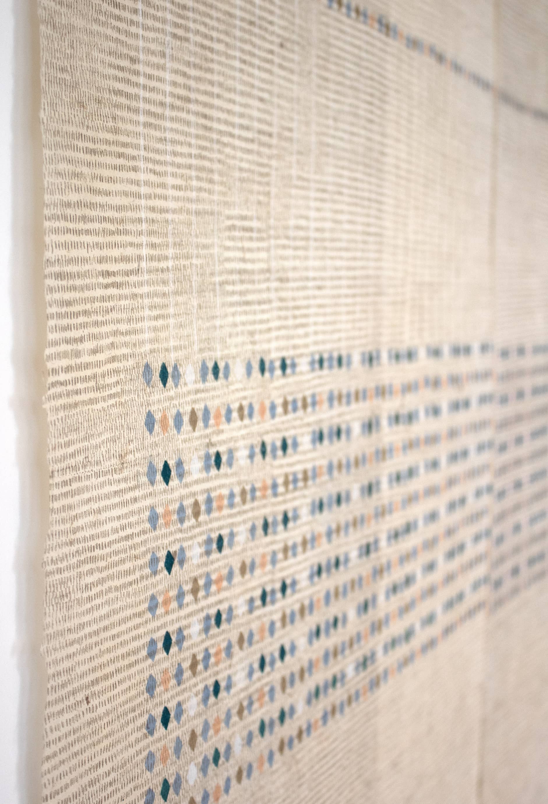 Détail de l’œuvre Threads of the land de Emma Lawrenson