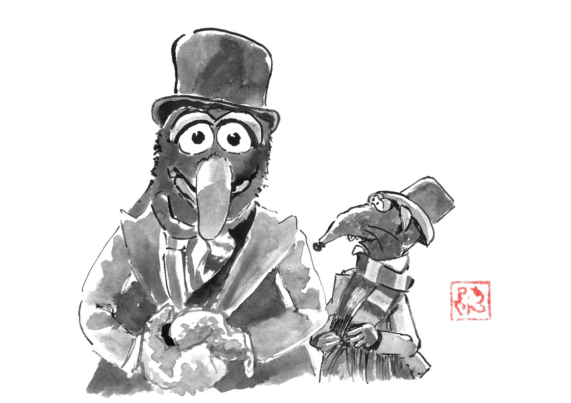 gonzo et rizzo by Péchane Buy Art Online Rise Art