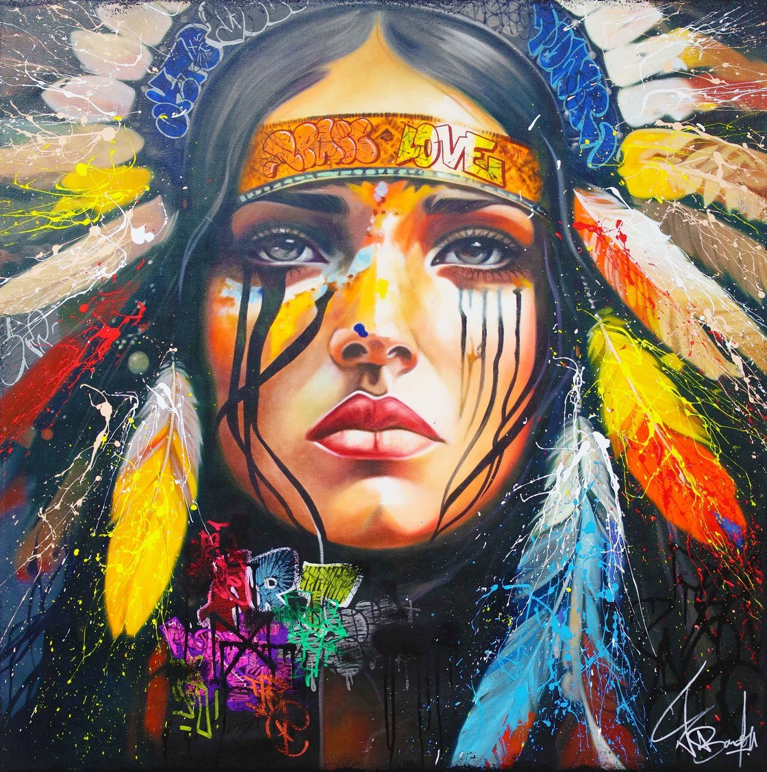 POCAHONTAS ART by Vincent Bardou Buy Art Online Rise Art