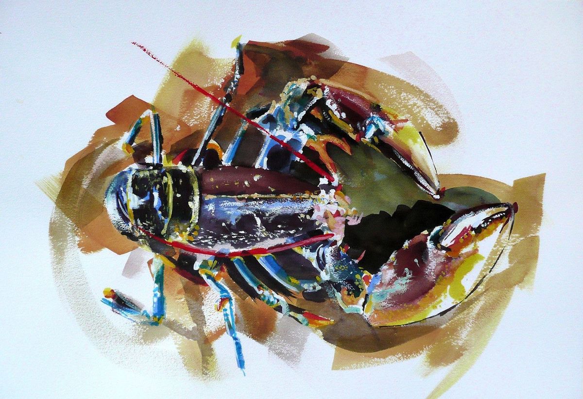 Homard bleu by Franck Le Boulicaut | Buy Art Online | Rise Art