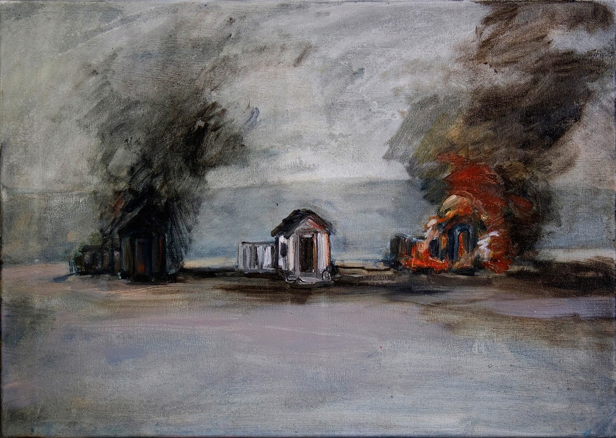 House in The Middle 1 by Steph Goodger | Buy Art Online | Rise Art
