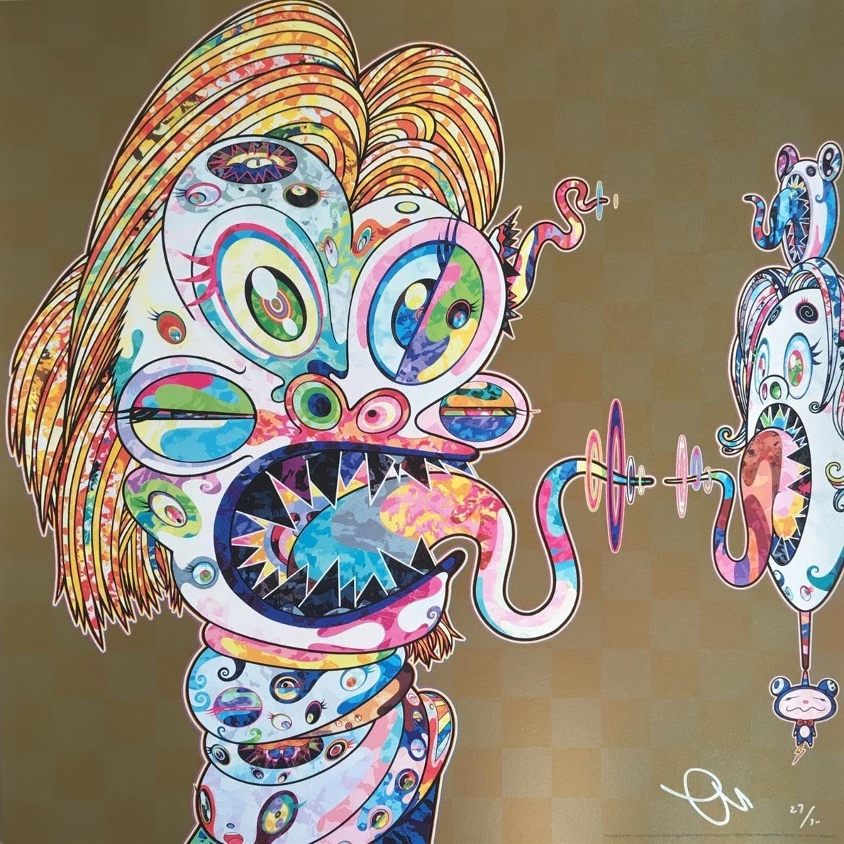 村上隆 作品 《Smile On, Rainbow Flower!!》 Smile On, Rainbow Flower!! by Takashi Murakami | Buy Art Online