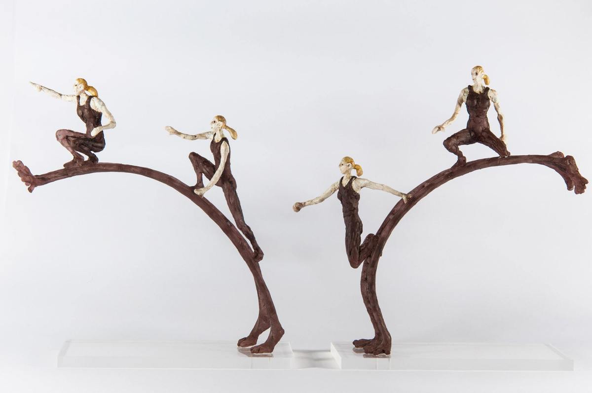 Ladder Riders by Holly Bennett | Buy Art Online | Rise Art