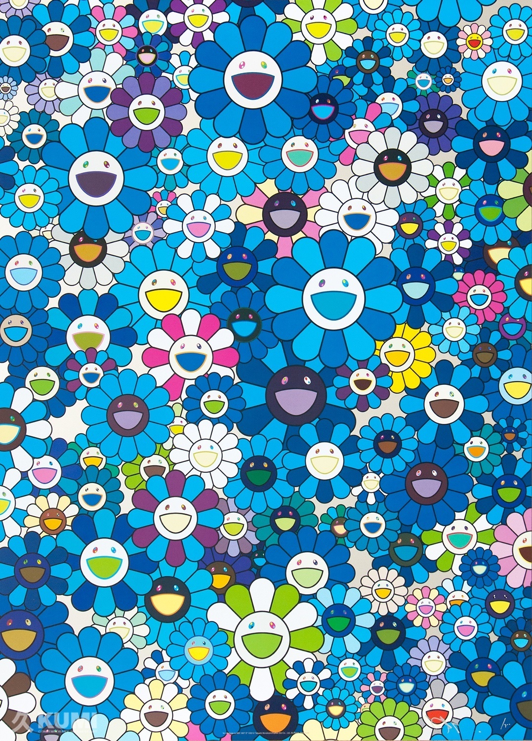An Homage to Yves Klein Blue, D 1957 by Takashi Murakami | Buy Art