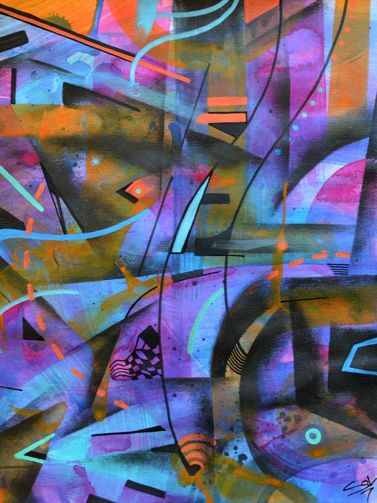 Syzygie (n°1) by Loïc Saulin / SOL7 | Buy Art Online | Rise Art
