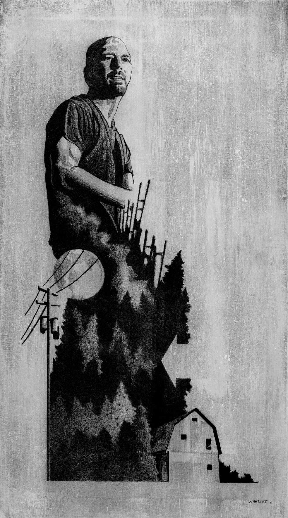 The Woods par Stephen Whatcott | Acheter de l'art en ligne | Rise Art