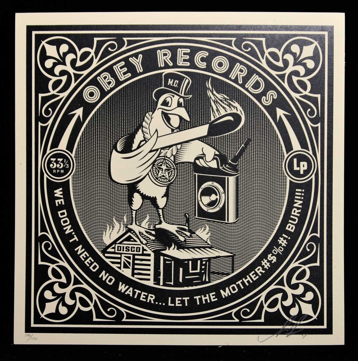 Dance Floor Riot Let It Burn par Shepard Fairey Acheter de l'art en