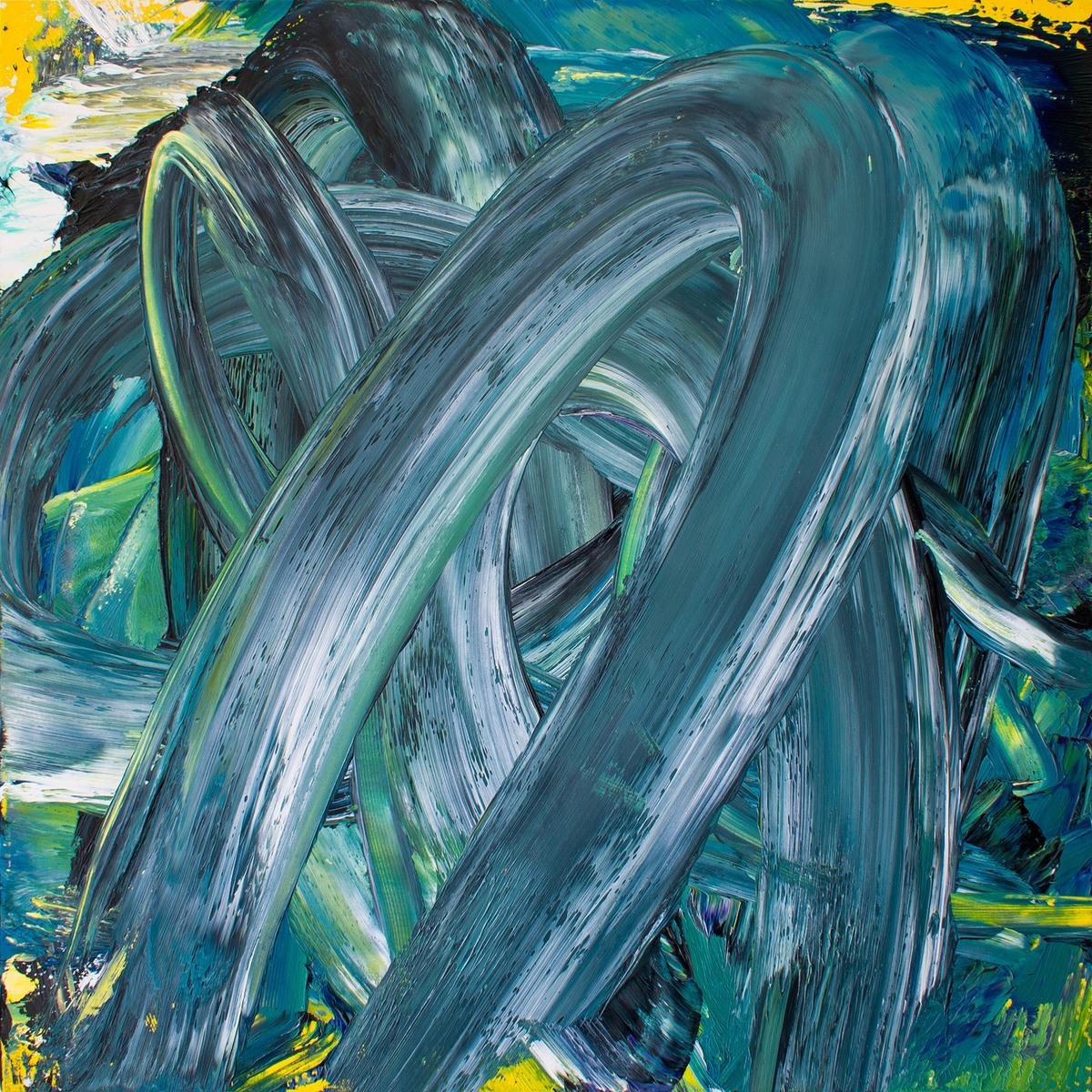 Abstract Painting. No.107 von Robert West Kunst online kaufen Rise Art