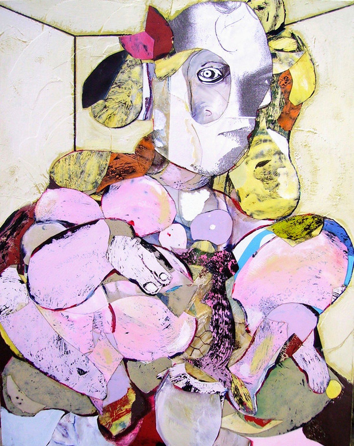femme au ruban rouge by Pascal Marlin | Buy Art Online | Rise Art