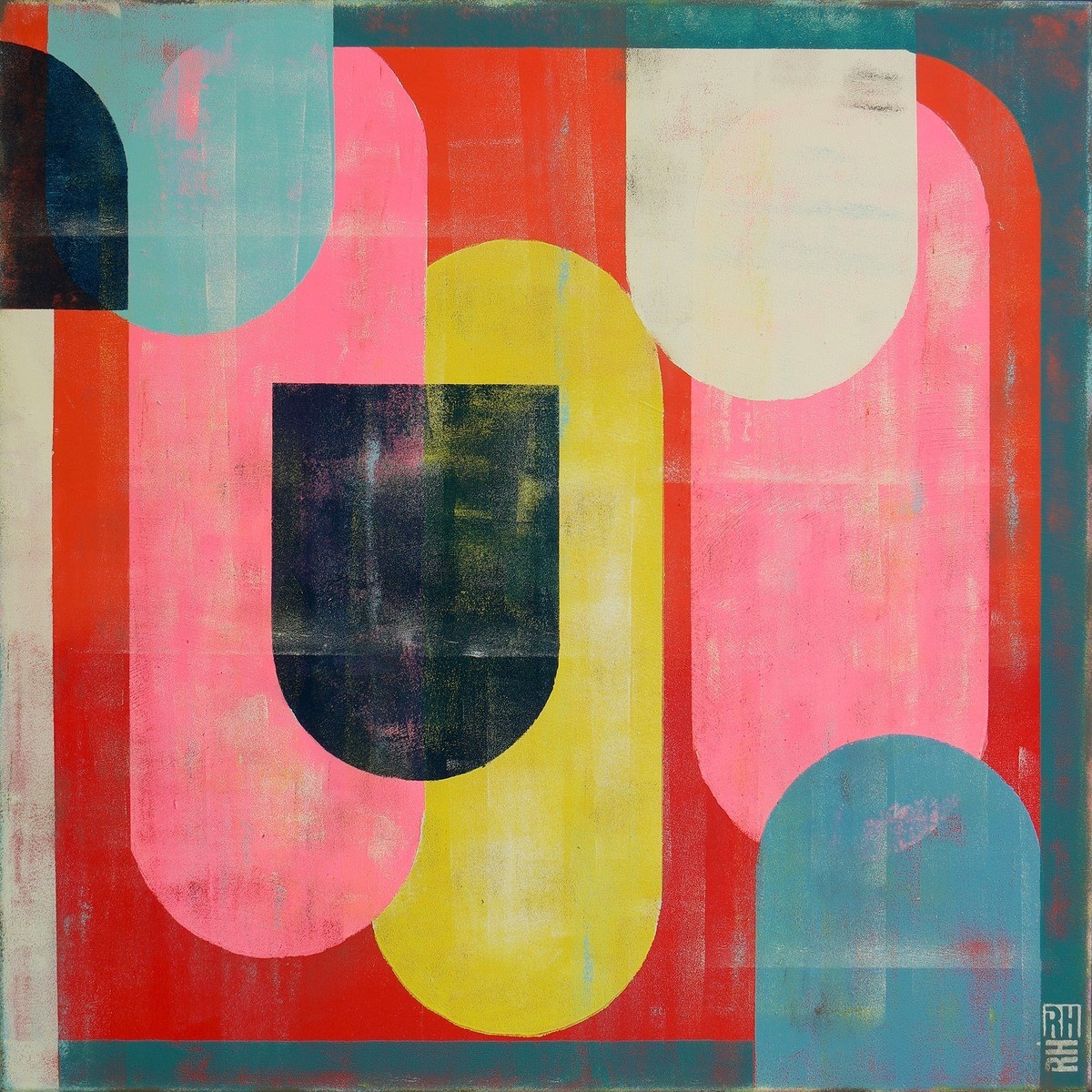 Traffic Full Color pink par Ronald Hunter | Acheter de l'art en ligne ...