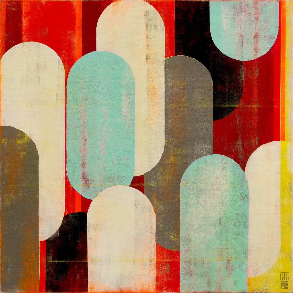 Traffic Full Color Red by Ronald Hunter | Buy Art Online | Rise Art