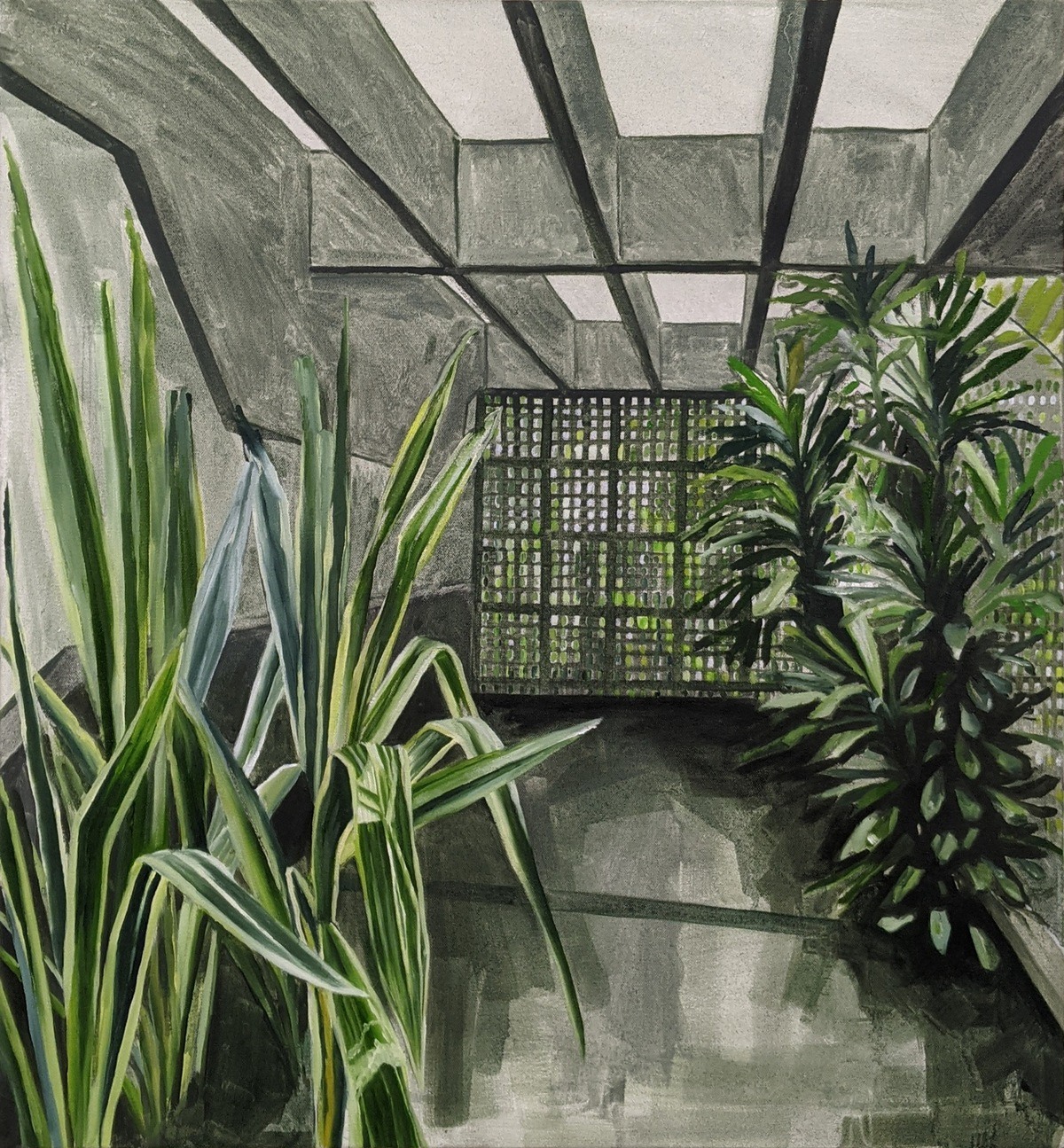 Concrete Interior par Juliet E P Gibbs | Acheter de l'art en ligne ...