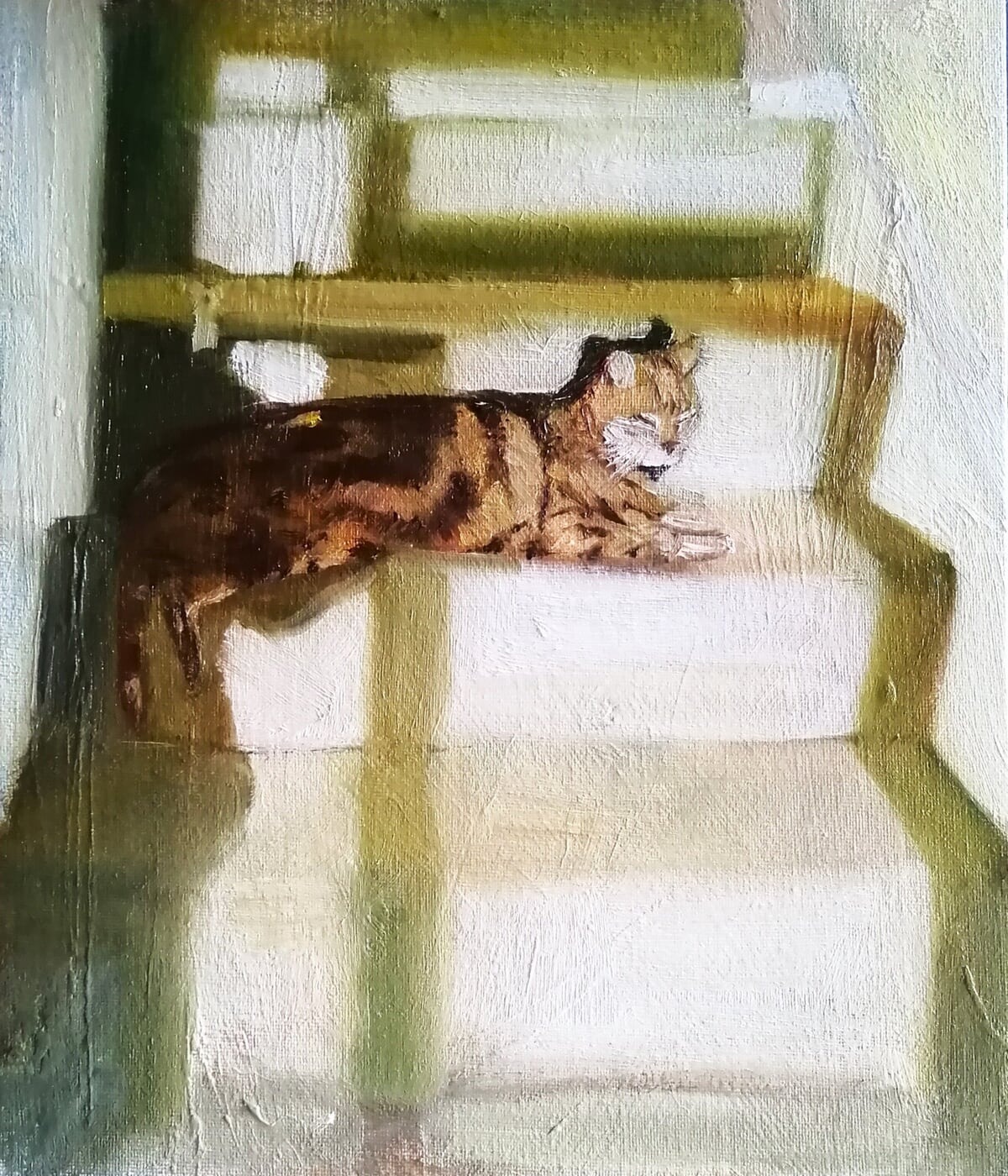 Bengal cat par Rosemary Burn | Acheter de l'art en ligne | Rise Art