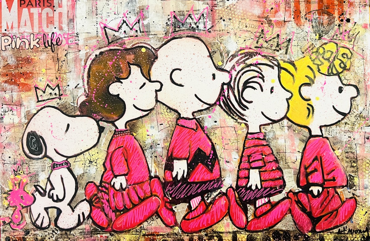 Pink peanuts by ART'MONY | Buy Art Online | Rise Art