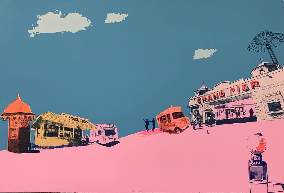 Seaside Stroll by Anna Marrow | Buy Art Online | Rise Art
