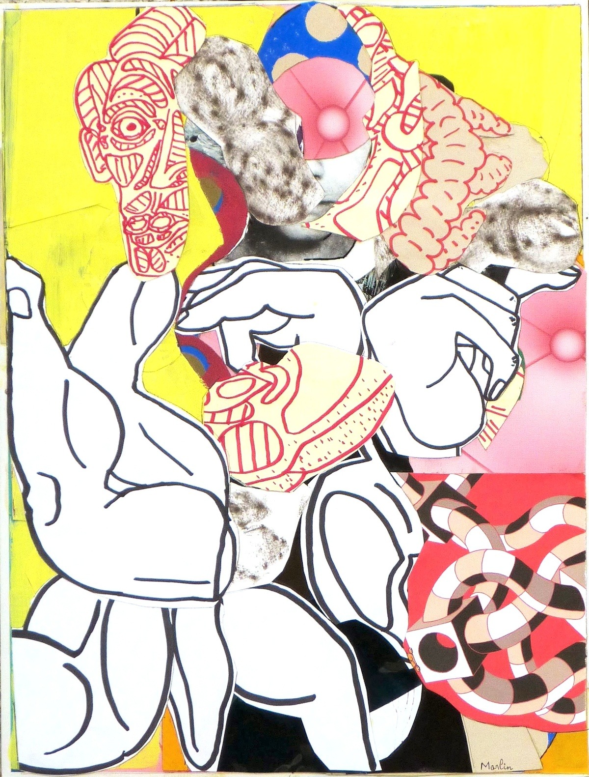 rose capitonné # 4 par Pascal Marlin | Acheter de l'art en ligne | Rise Art