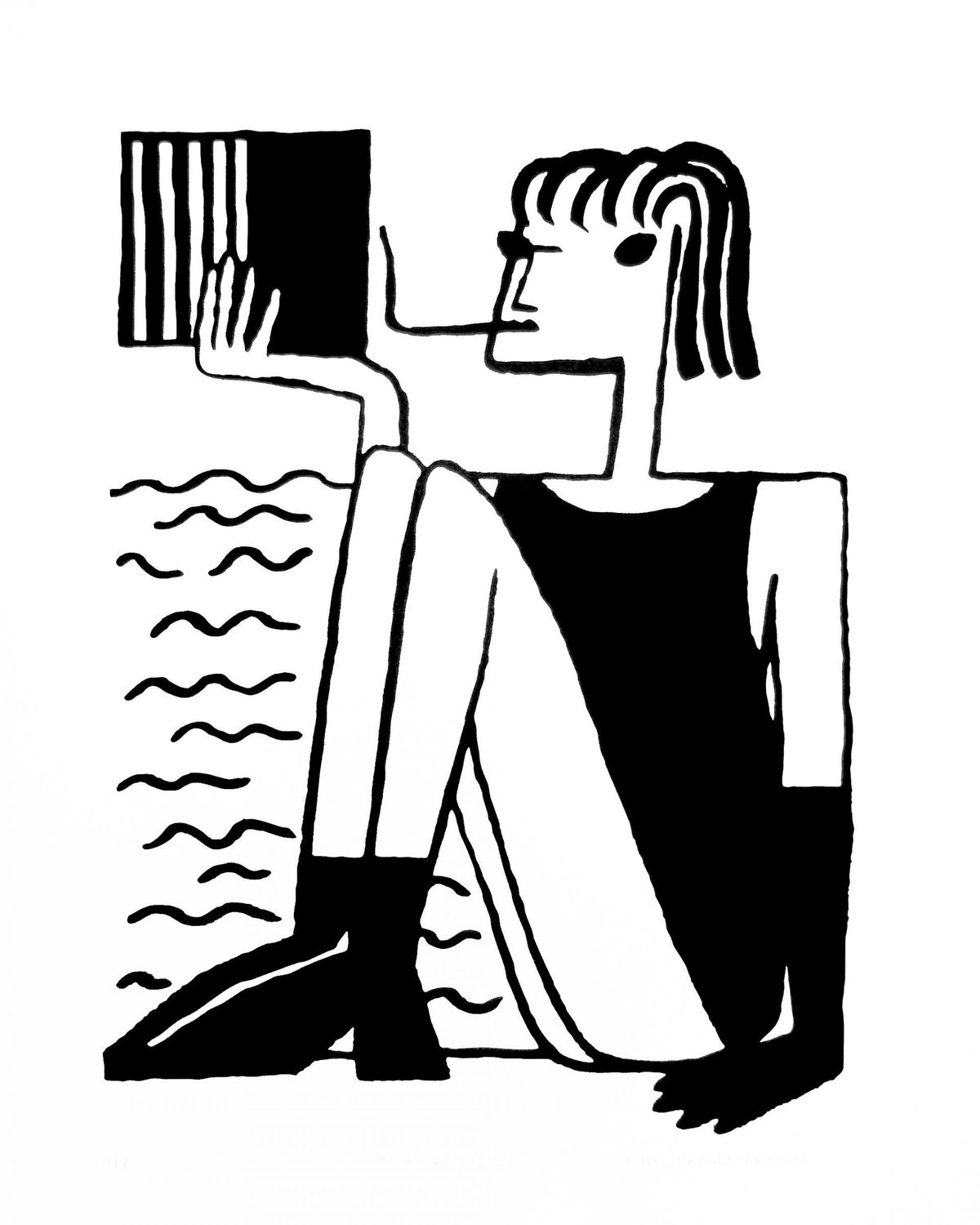 La baigneuse by Cécile MirandeBroucas Buy Art Online Rise Art