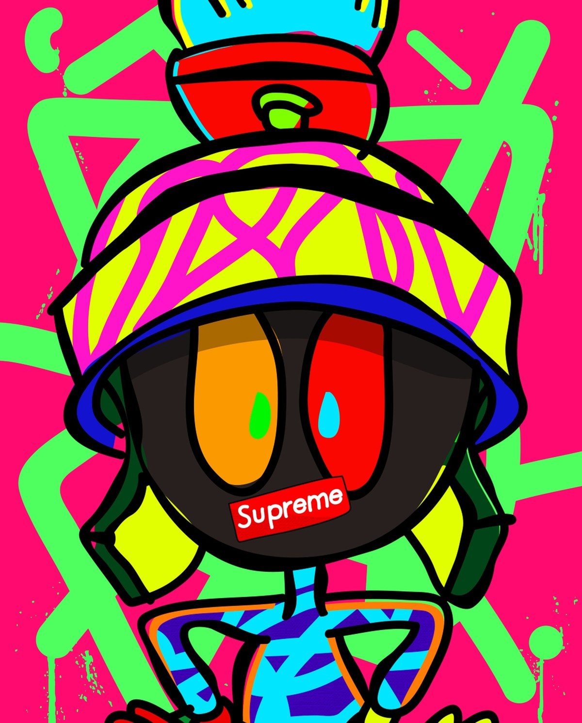 Homie n da hood von Luis Esquivel | Kunst online kaufen | Rise Art, image size:1200x1492