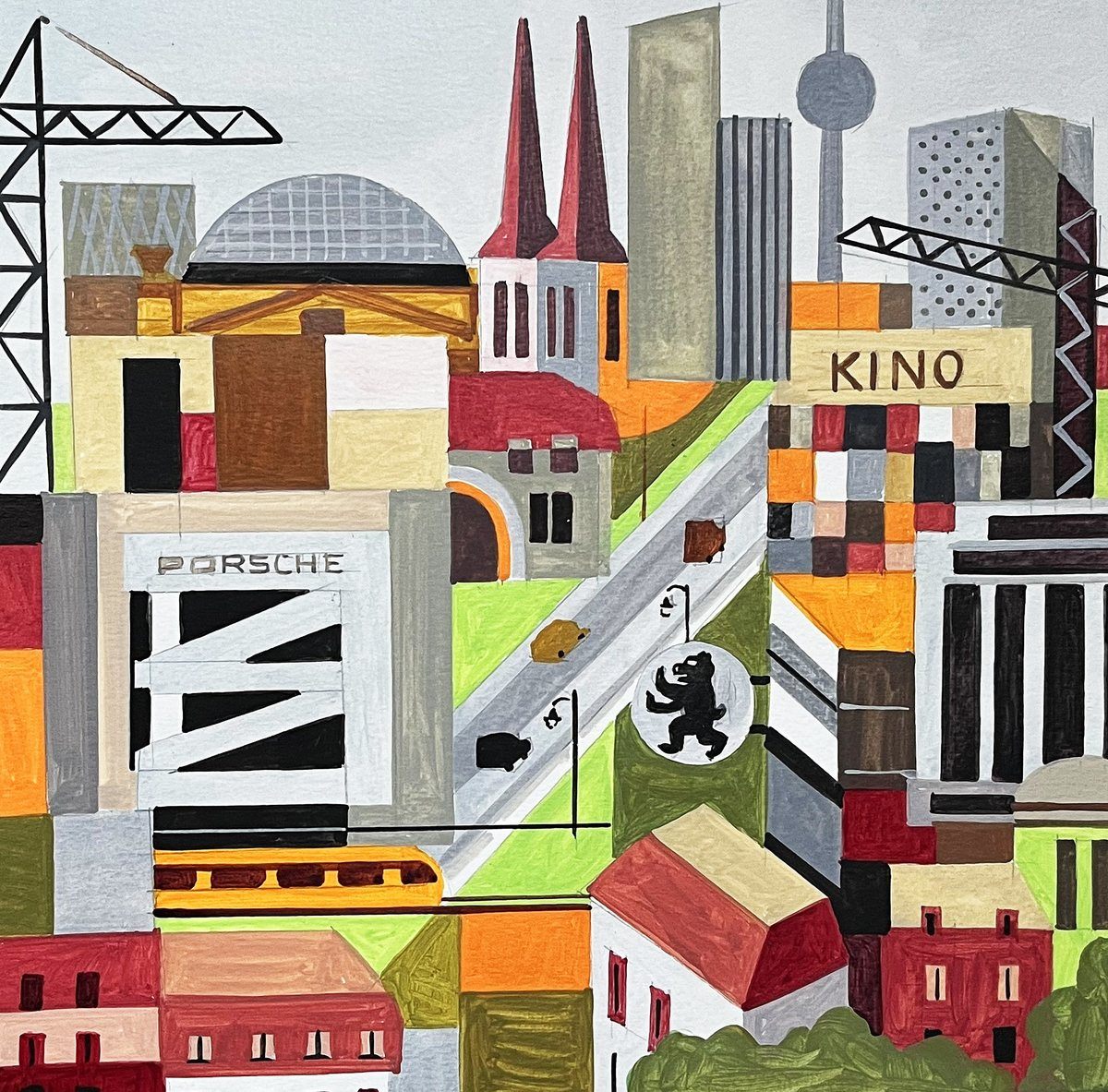 BERLIN3 von André Baldet Kunst online kaufen Rise Art