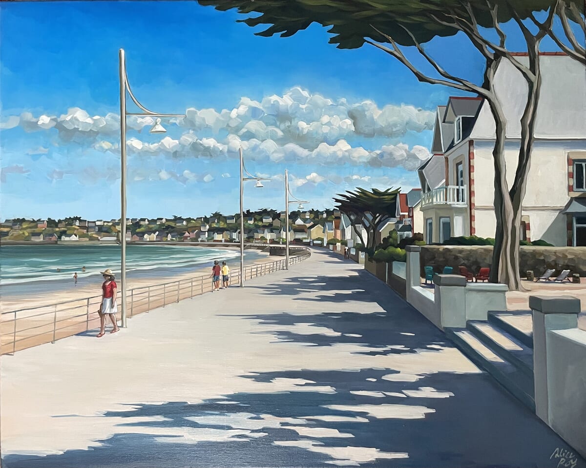 La terrasse du grand hôtel von Alice Roy | Kunst online kaufen | Rise Art