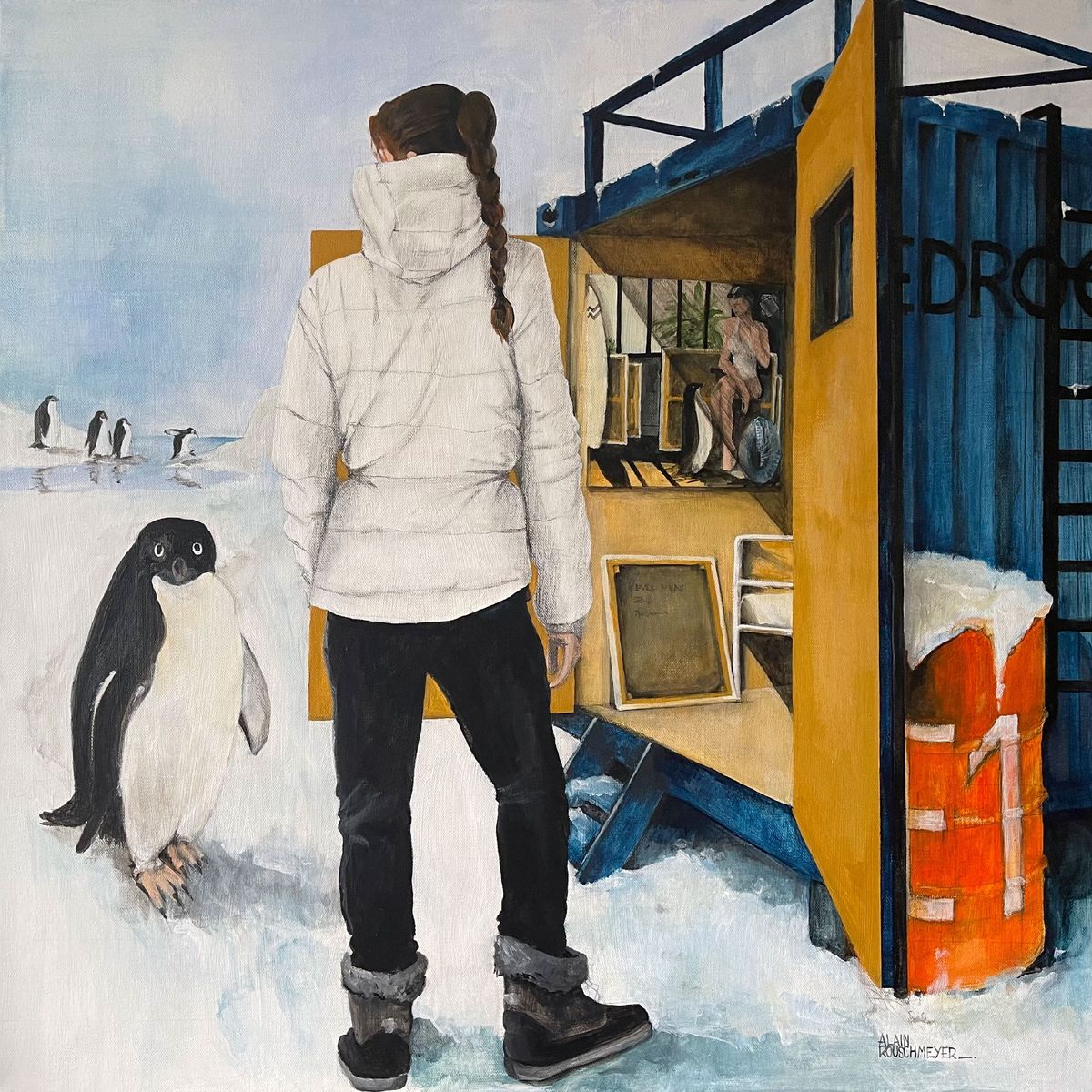 L'Adélie d'Amélie von Alain Rouschmeyer | Kunst online kaufen | Rise Art