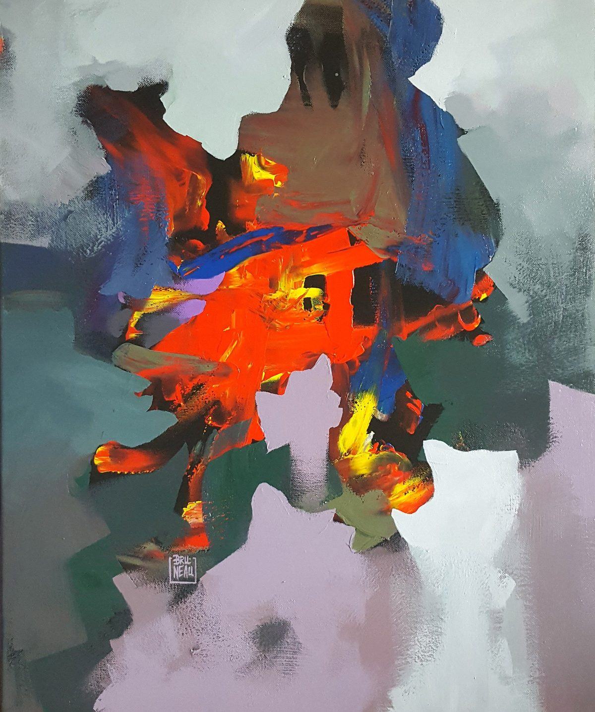 La grande crevasse ( Frison Roche ) par BRUNEAU | Acheter de l'art en ...