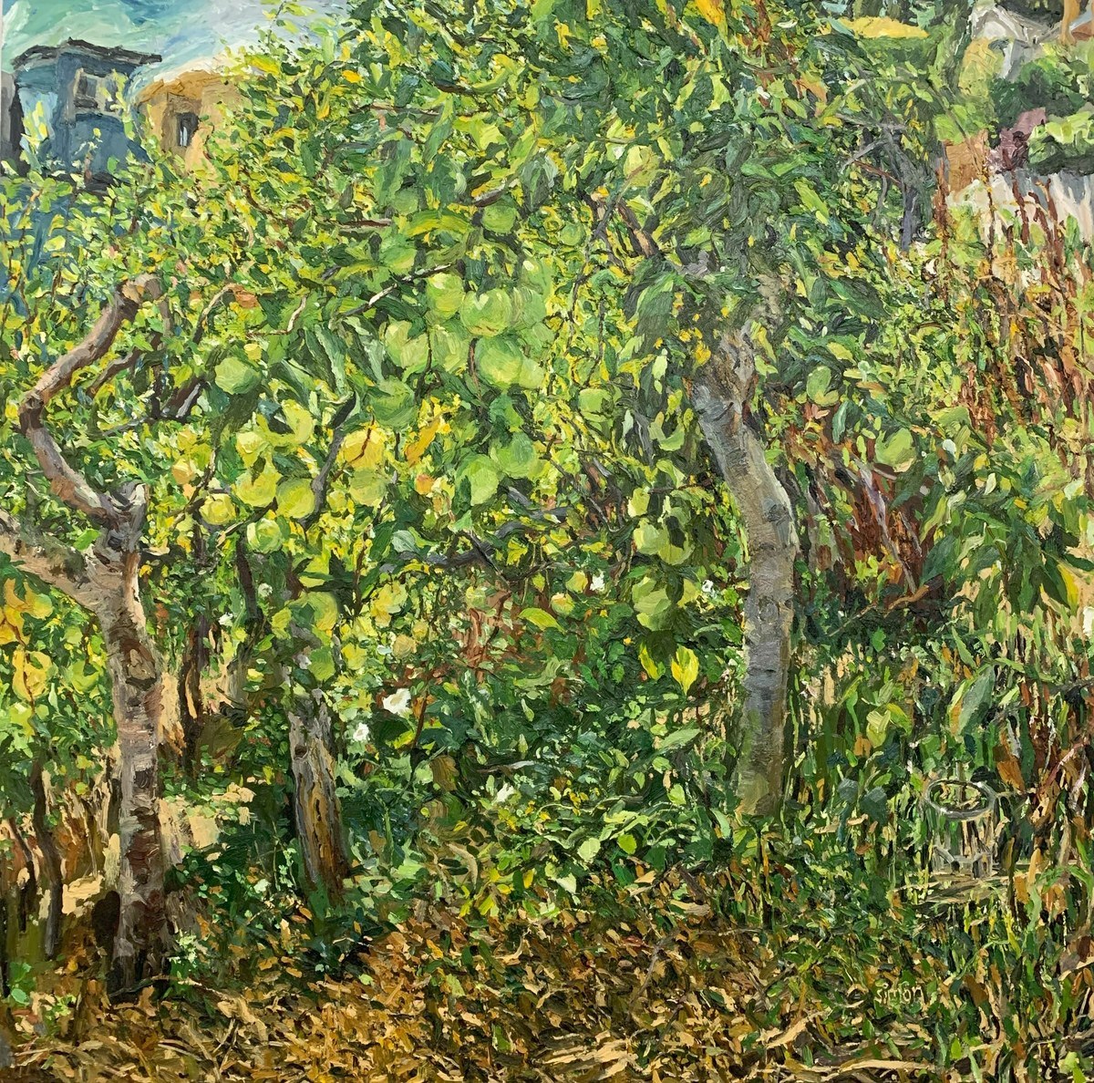 Plum trees par Simon Shawn Andrews Acheter de l'art en ligne Rise Art