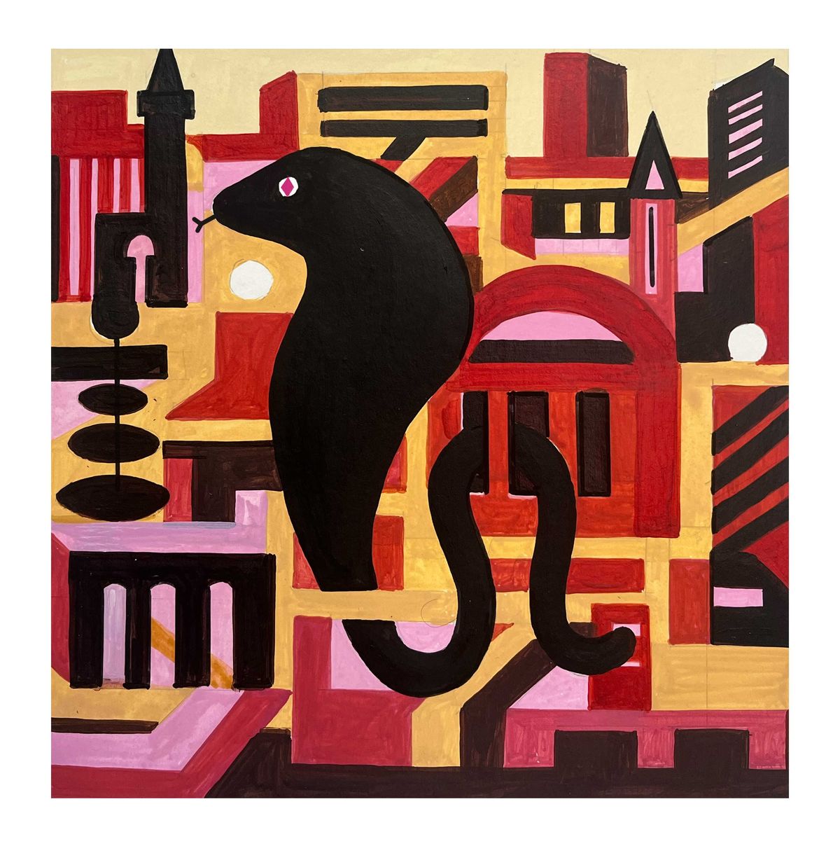 Le Caire 2 par André Baldet Acheter de l'art en ligne Rise Art