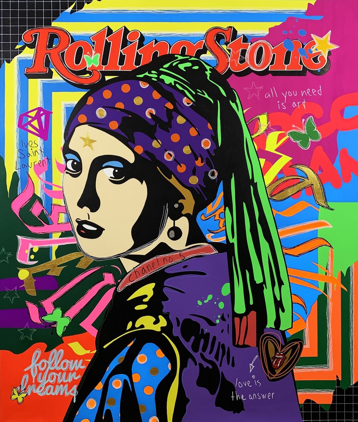 Rolling Stone Vol. 1 von Luis Esquivel | Kunst online kaufen | Rise Art, image size:1200x1417