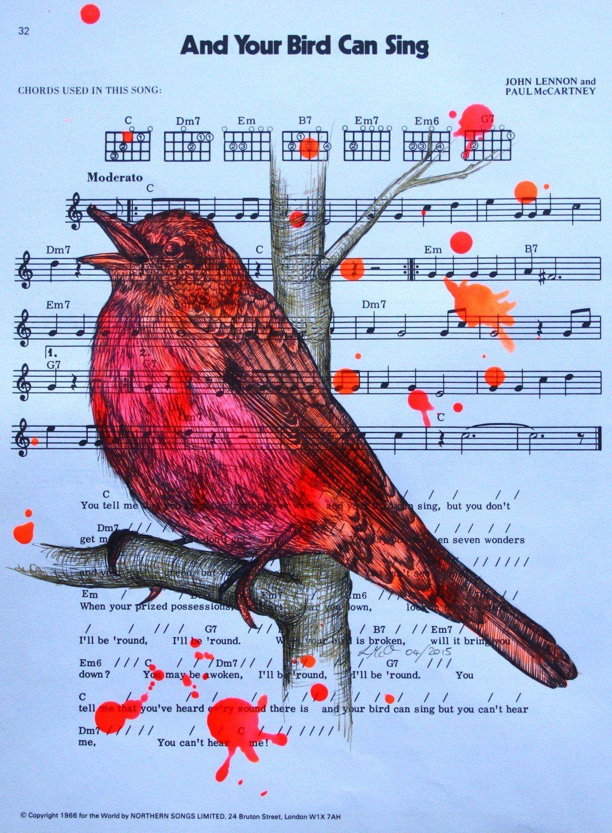 The Birds and The Beatles Series And Your Bird Can Sing par Louise