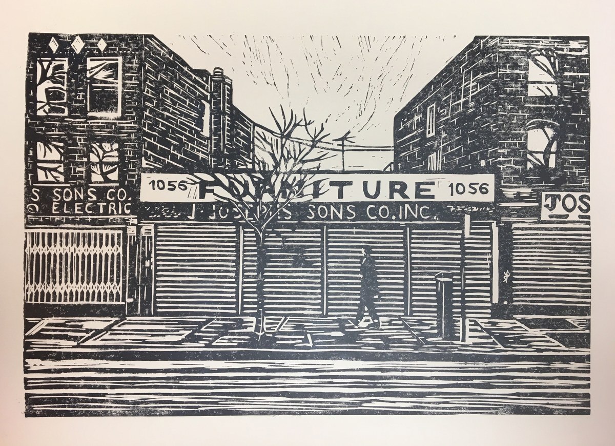 Furniture store, Greenpoint Brooklyn New York by Lorna Hope Buy Art