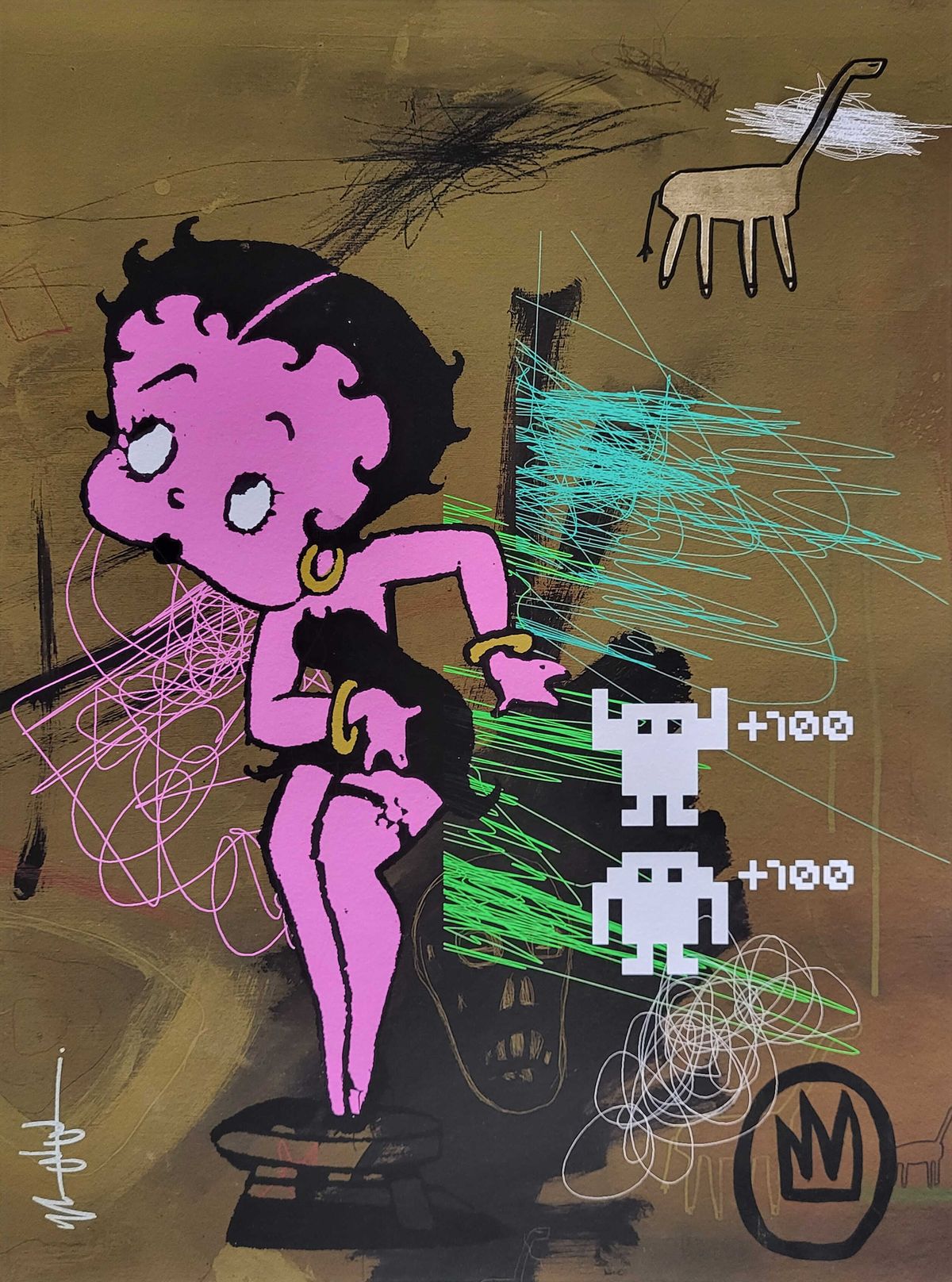 Boop - dig it all by Well Well | Buy Art Online | Rise Art